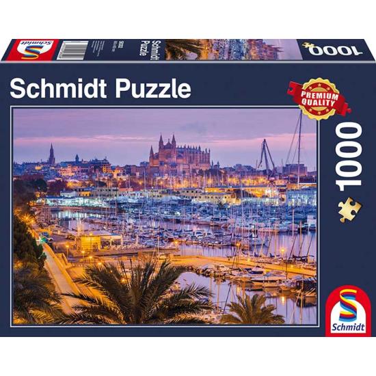 Schmidt Puzzle Le Port de Palma de Majorque 1000 pièces