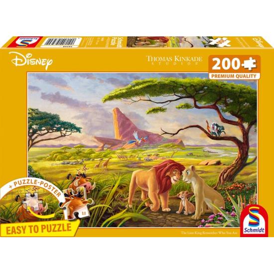 Puzzle Schmidt Le Roi Lion Souviens-toi de qui tu es XXL 200 pcs