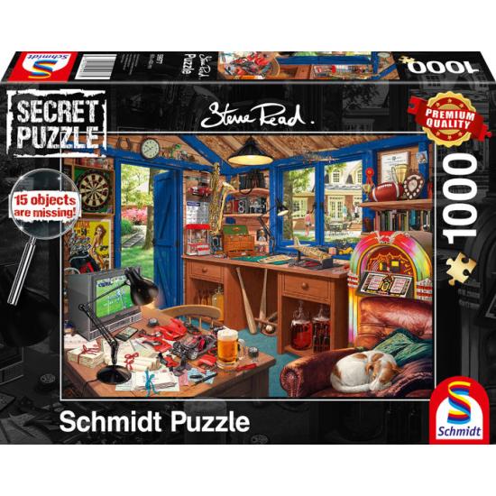 Schmidt Puzzle L'atelier de papa - Puzzles secrets 1000 pièc Schmidt Puzzle L'atelier de papa - Puzzles secrets 1000 pièc