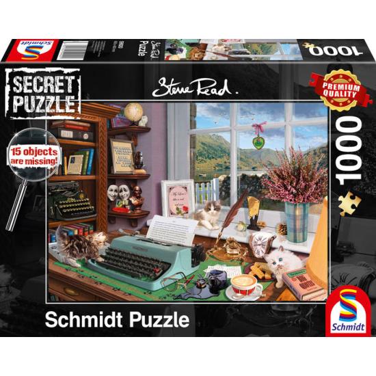 Puzzle Schmidt sur le bureau - Puzzles secrets 1000 pièces