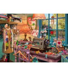 Puzzle Schmidt Dans la salle de couture - Puzzles secrets de 100