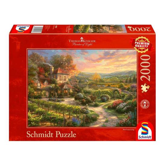 Puzzle Schmidt Dans Les Vignes 2000 Pièces
