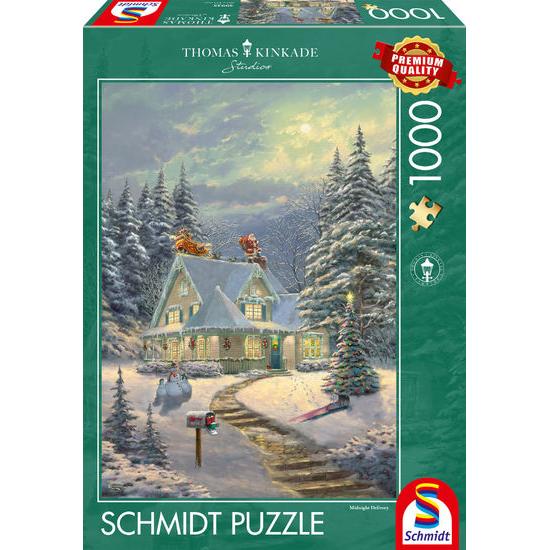 Puzzle Schmidt Le réveillon de Noël 1000 pièces