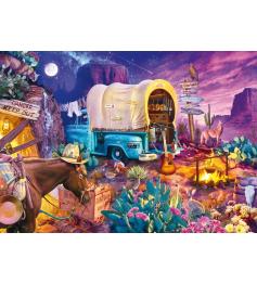Puzzle Schmidt Charmant Camping Du Far West 1000 Pcs