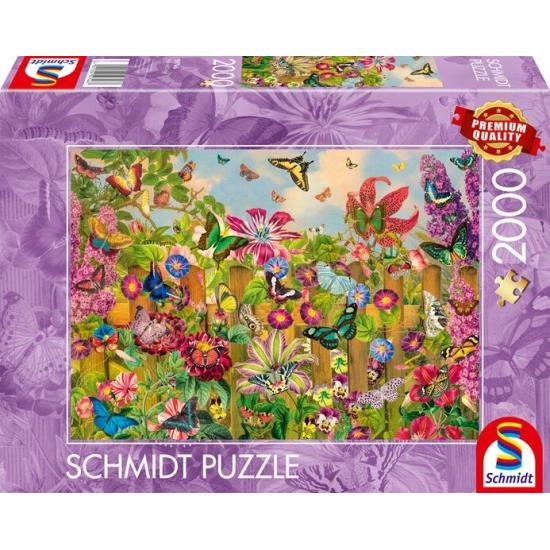 Schmidt Puzzle Jardin Des Papillons Enchanteur 2000 pièces