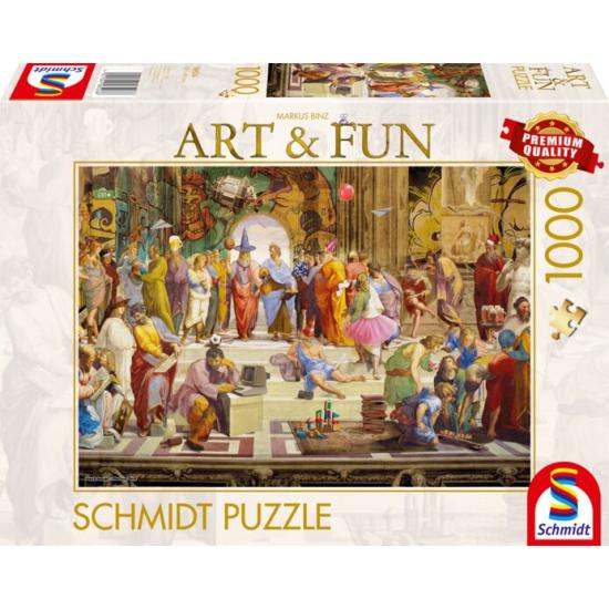 Puzzle Schmidt École d'Athènes 2024 1000 pièces