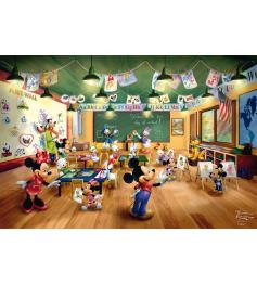 Puzzle Schmidt L'École Disney Mickey et Minnie XXL 200 pcs