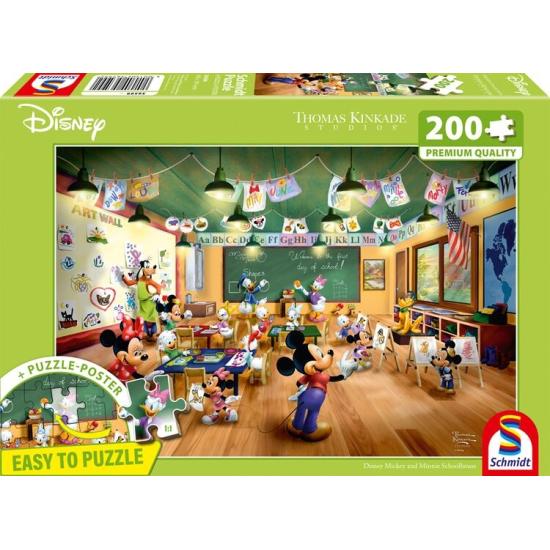 Puzzle Schmidt L'École Disney Mickey et Minnie XXL 200 pcs