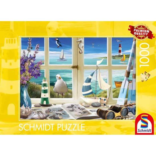 Puzzle Schmidt Étudier Au Bord De La Mer 1000 Pieces