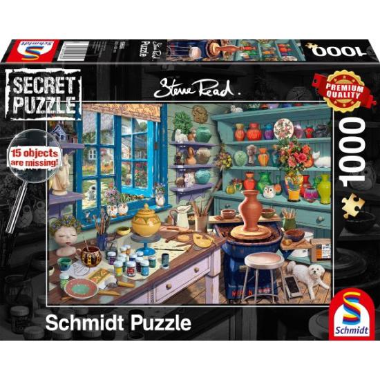 Puzzle Schmidt Artist's Studio - Puzzles Secrets de 1000 P