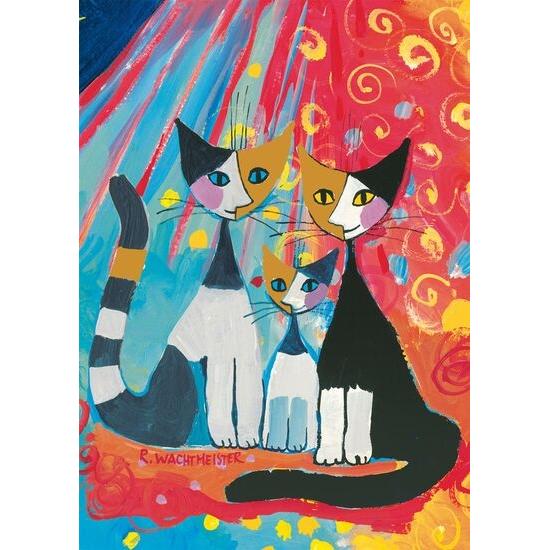 Puzzle Schmidt Famille De Chats Heureuse 1000 Pieces