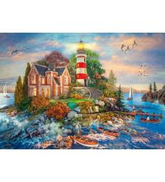 Puzzle Schmidt Phare Sur Le Rocher 500 pièces
