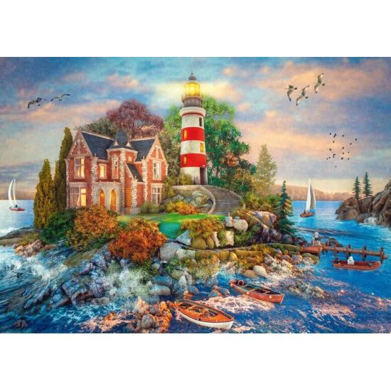 Puzzle Schmidt Phare Sur Le Rocher 500 pièces