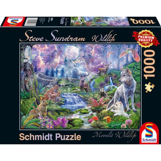 Schmidt Faune au clair de lune Puzzle 1000 pièces