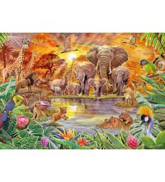 Schmidt Puzzle Faune Africaine 1000 Pièces