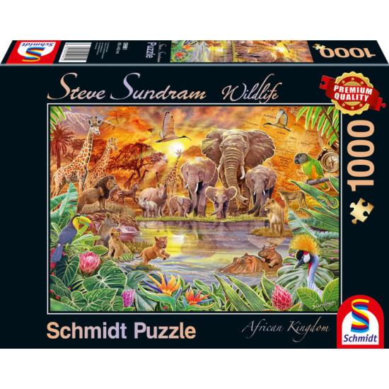 Schmidt Puzzle Faune Africaine 1000 Pièces