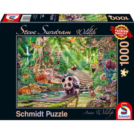 Schmidt Puzzle Faune Asiatique 1000 pièces