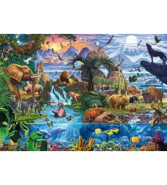 Puzzle Schmidt Une Faune Colorée 1500 pièces