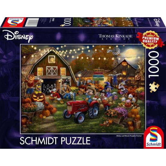Puzzle Schmidt Festival des citrouilles Mickey et Minnie 1000 pi