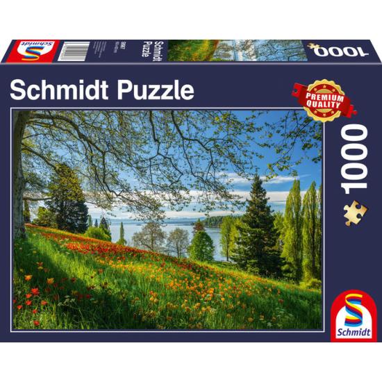 Schmidt Puzzle Tulip Bloom, Mainau Island 1000 pièces