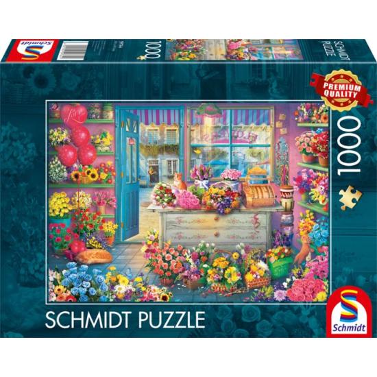 Puzzle Schmidt Boutique de fleurs colorée 1000 pièces