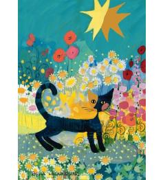 Puzzle Schmidt Chat Dans Une Mer De Fleurs 1000 Pieces