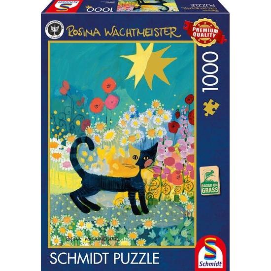 Puzzle Schmidt Chat Dans Une Mer De Fleurs 1000 Pieces