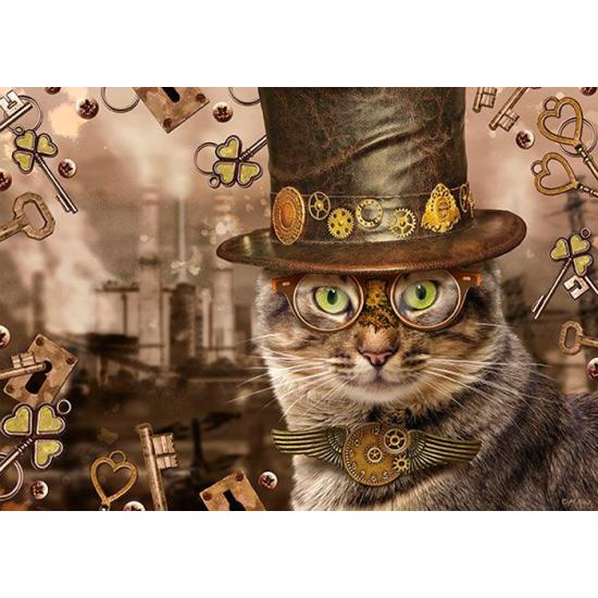 Puzzle Schmidt Chat Steampunk 1000 pièces