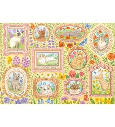 Puzzle Schmidt Chats Aristocratiques En Floraison 1000 Pièces