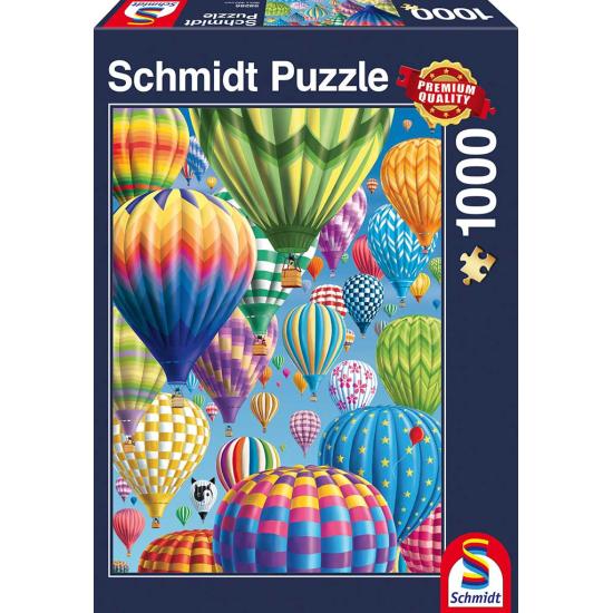 Schmidt Puzzle Ballons colorés 1000 pièces