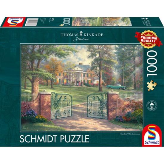 Puzzle Schmidt Graceland, 50e anniversaire 1000 pièces Puzzle Schmidt Graceland, 50e anniversaire 1000 pièces