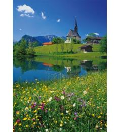 Puzzle Schmidt Inzell, l'église Saint-Nicolas de 1000 Pièces