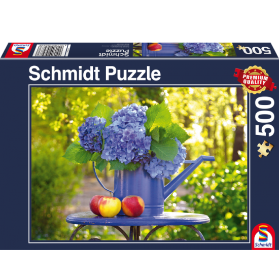 Schmidt Puzzle Pot d'hortensias 500 pièces