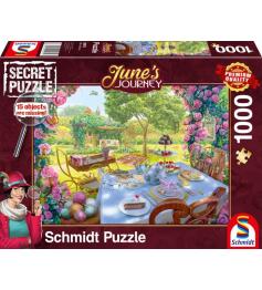Puzzle Schmidt June's Journey Thé dans le Jardin de 1000 Pièces