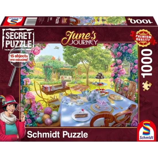 Puzzle Schmidt June's Journey Thé dans le Jardin de 1000 Pièces Puzzle Schmidt June's Journey Thé dans le Jardin de 1000 Pièces