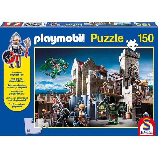 Puzzle Schmidt La Bataille du Trésor Royal de Playmobil 150 Pièc