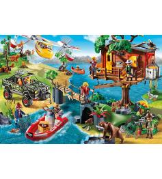 Puzzle Schmidt La cabane dans l'arbre Playmobil 150 pièces