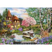 Schmidt Puzzle La maison du lac 1000 pièces