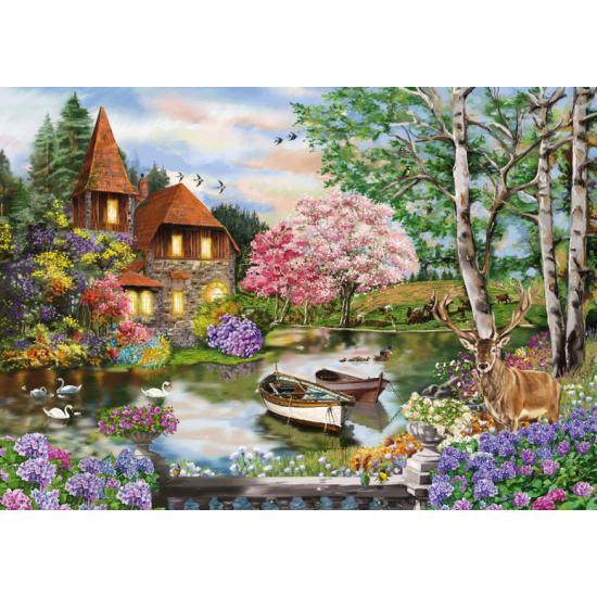 Schmidt Puzzle La maison du lac 1000 pièces