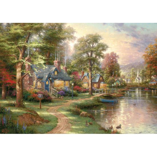 Schmidt Puzzle La maison du lac 1500 pièces