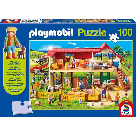 Puzzle Schmidt La Ferme Playmobil 100 pièces