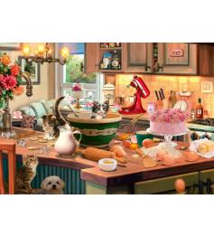 Puzzle Schmidt La Table de Cuisine - Puzzles Secrets de 1000 P