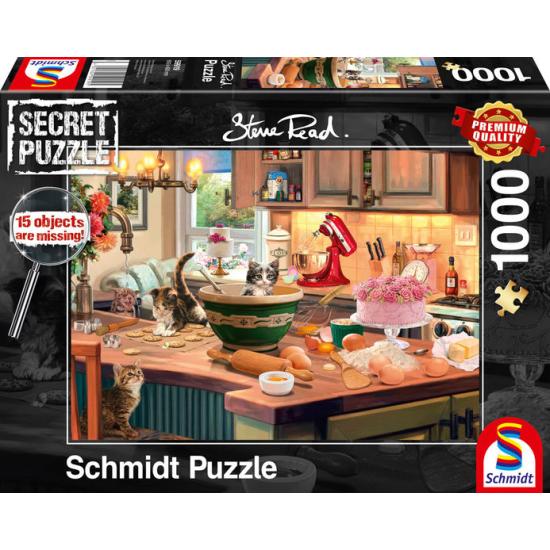 Puzzle Schmidt La Table de Cuisine - Puzzles Secrets de 1000 P