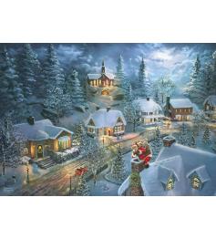 Puzzle Schmidt La Nuit Douce Du Père Noël 1000 pièces