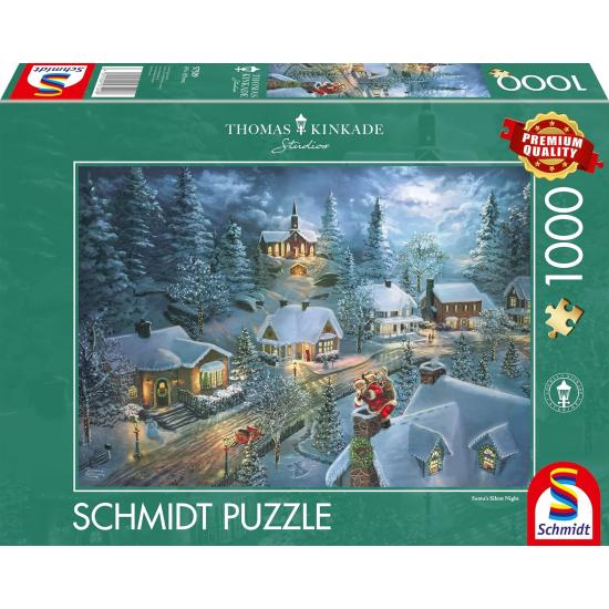 Puzzle Schmidt La Nuit Douce Du Père Noël 1000 pièces