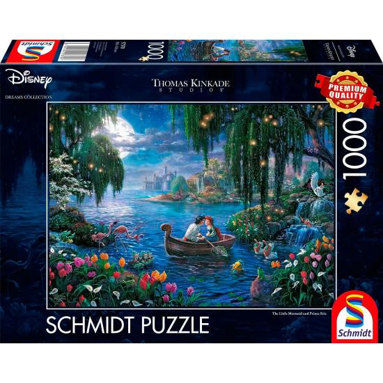 Puzzle Schmidt La Petite Sirène et le Prince Eric de 1000 Pcs