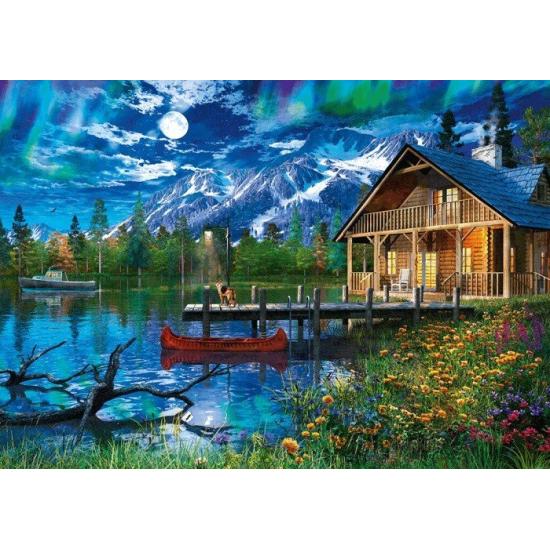 Schmidt Lake au clair de lune Puzzle 500 pièces