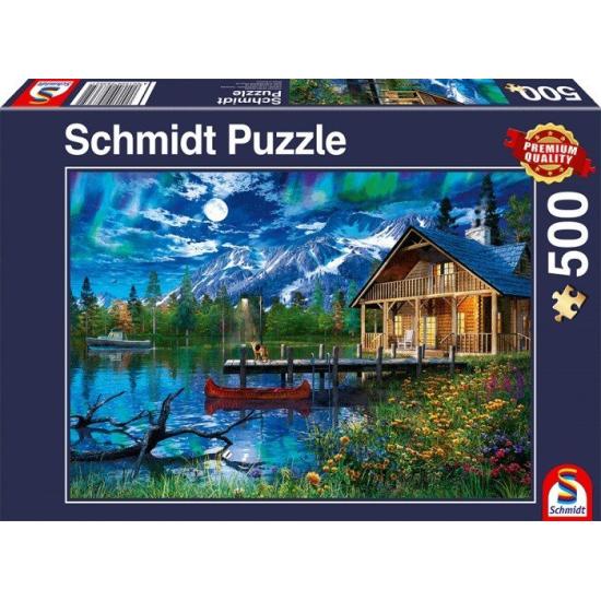 Schmidt Lake au clair de lune Puzzle 500 pièces