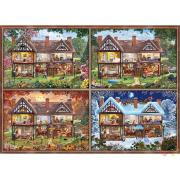 Schmidt Puzzle Les Quatre Saisons de ma Maison 2000 Pièces