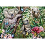 Puzzle Schmidt Jolie Famille de Koalas de 500 pièces